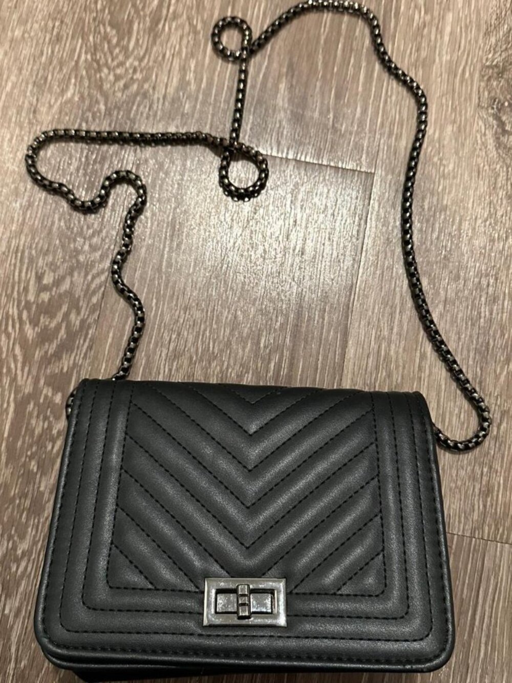 Black crossbody bag